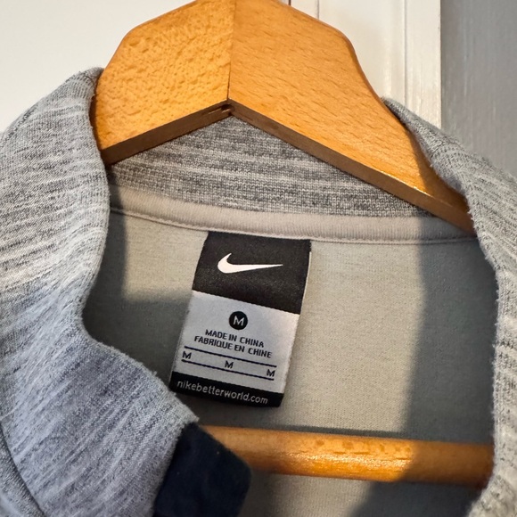Nike Heather Gray Zip-Up Jacket USA soccer tech fleece - Picture 2 of 3
